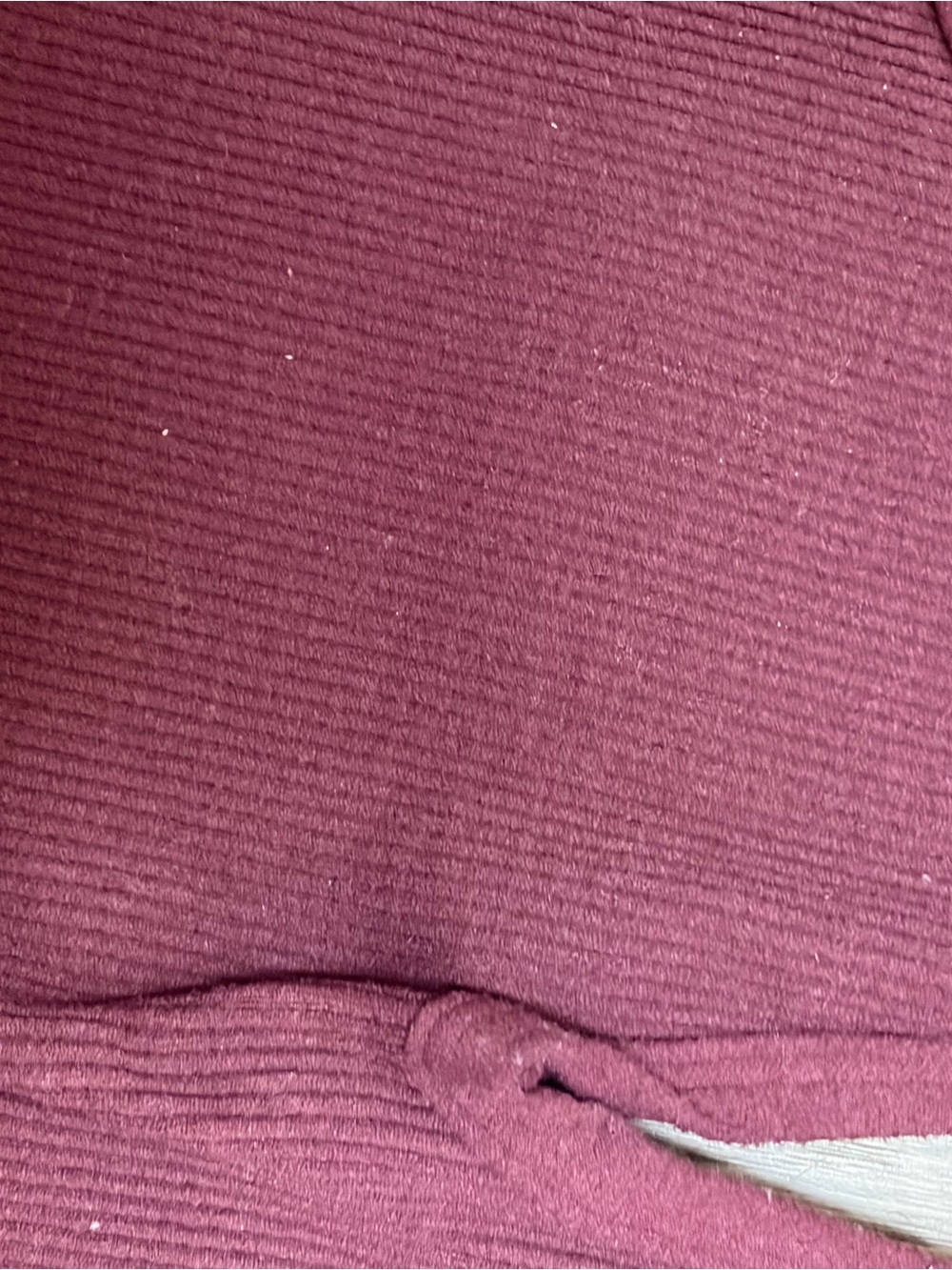 (#26) Free People Movement The Class Collection Ribbed Deep V Crop Top M/L Burgu - Picture 3 of 8